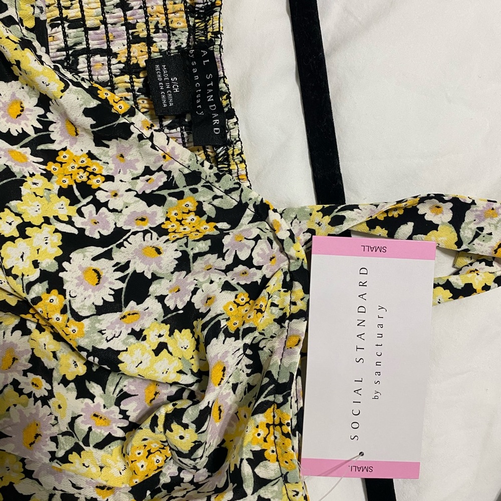 Social Standard by Sanctuary Maxi‎ Floral Print Women's Dress - Picture 5 of 7